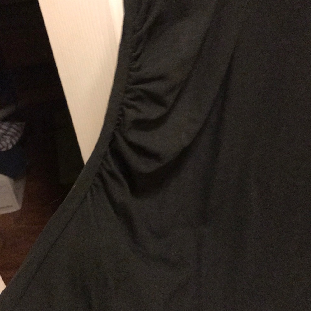 Black White House Black market top eyelet top l - Picture 3 of 5